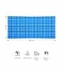 Blue Solid PVC 32x14 Inches Antiskid Shower Bath Mat