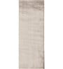 Blue Solid Viscose 2 ft X 4'6 ft Hand Woven Runner