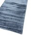 Blue Solid Viscose 3'6 ft X 11 ft Hand Woven Runner
