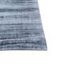 Blue Solid Viscose 3'6 ft X 11 ft Hand Woven Runner
