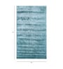 Blue Solid Viscose 4 ft X 6 ft Hand Tufted Carpet