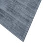 Blue Solid Viscose 5 ft X 8 ft Hand Woven Carpet