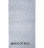 Blue Solid Viscose 6 ft X 9 ft Hand Woven Carpet