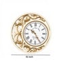 Blue Solid Wood Neel Chandra Wall Clock