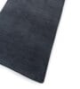 Blue Solid Wool 2'8 ft X 6'6 ft Hand Tufted Runner