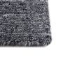Blue Solid Wool and Viscose 5 ft X 8 ft Hand Woven Carpet