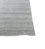 Blue Solid Wool and Viscose 7'10 ft X 2'8 ft Hand Woven Runner