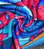 Blue Spiderman Blue Cotton 47 x 24 Inch Kids Towel 1 Pc