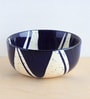 Blue Splash Serving Bowl