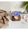Blue Stone Figurine Tea light Holder