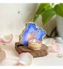 Blue Stone Figurine Tea light Holder