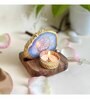Blue Stone Figurine Tea light Holder