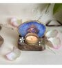 Blue Stone Figurine Tea light Holder