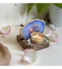 Blue Stone Figurine Tea light Holder