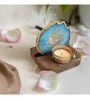 Blue Stone Figurine Tea light Holder