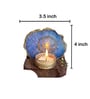 Blue Stone Figurine Tea light Holder