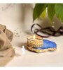 Blue Stone Tealight Holder