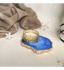 Blue Stone Tealight Holder