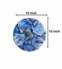 Blue Stone Wall Clock
