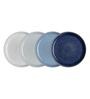 Coupe 10.2 Inch (Set of 4) Blue Stoneware Dinner Plate
