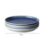 Coupe 8.3 Inch Blue Stoneware Dinner Plate