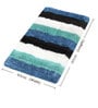 Blue Stripe Microfiber 24x16 Inches Super Soft Bath Mat