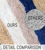 Blue Stripe Microfiber 24x16 Inches Super Soft Bath Mat