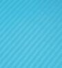 Blue Striped 210 TC Satin Queen Sized Bed Sheets with 2 Pillow Covers