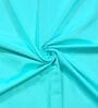 Blue Solid 300 TC 100% Cotton Single Bed Sized Bed Sheets With 1 Pillow Cover