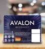 Blue Solid 300 TC 100% Cotton Single Bed Sized Bed Sheets With 1 Pillow Cover