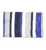 Blue Geometric Microfibre 24x16 Inches Super Soft Bath Mat