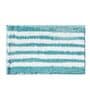 Blue Geometric Microfibre 32x20 Inches Super Soft Bath Mat