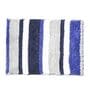 Blue Geometric Microfibre 32x20 Inches Super Soft Bath Mat