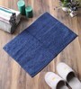 Blue Cotton Max Absorbant Bath Mat
