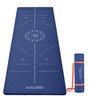 Blue Thermoplastic Elastomer 72X24 Inches Anti Skid Yoga Mat