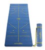 Blue Thermoplastic Elastomer 72X24 Inches Anti Skid Yoga Mat