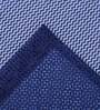 Blue Solid Tissue 7 Ft Sheer Eyelet Door Curtains (Set of 2)