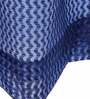 Blue Solid Tissue 7 Ft Sheer Eyelet Door Curtains (Set of 2)