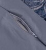 Blue Traditional 210 TC 100% Cotton (Set of 7) Double Bed Bedding Sets