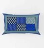 Blue Traditional 120 TC 100% Cotton Queen Bedsheet With 2 Pillow Covers