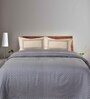 Blue Geometric 144 TC 100% Cotton Queen Sized Bed Sheets with 2 Pillow Covers