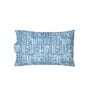 Blue Traditional 144 TC Cotton 1 King Bedsheet with 2 Pillow Cover