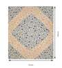Blue Floral 180 TC Cotton Queen Sized Bed Sheets with 2 Pillow Covers