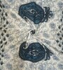 Blue Traditional 180 TC Cotton King Bedsheet with 2 Pillow Covers