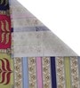 Blue Traditional 300 TC Cotton King Sized Bed Sheets with 2 Pillow Covers