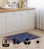 Blue Traditional Hand Woven 3 Ft X 2 Ft Dhurrie