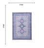 Blue Traditional Hand Woven 3 Ft X 2 Ft Dhurrie