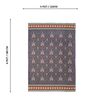 Blue Traditional Hand Woven 6 Ft X 4 Ft  Dhurrie