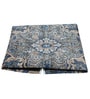 Blue Traditional Polyester 24x24 Inches Skid-Resistant Backing Prayer Mats (Pack of 1)