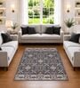 Blue Traditional PP Heatset 4 x 6 Feet  Machine -Made Carpet